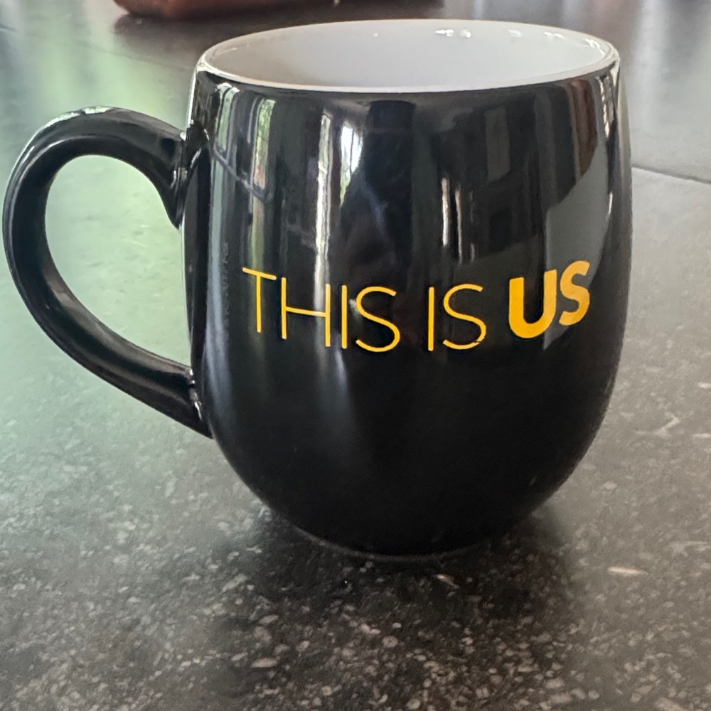 Black "This Is Us" Ceramic Coffee Mug